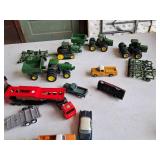 Toy Tractor & Car Lot