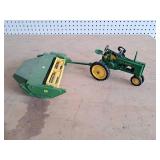 John Deere Tractor and Swather