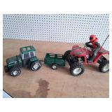Nylint Farm Tractor & Maisto 4 Wheeler