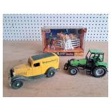 Montgomery ward coin bank, Deutz Fahr Tractor & Collectabulls rodeo