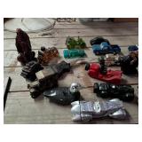 Toy Car Decanter Lot Filled with Avon Wild Country After Shave ~ Mostly Full