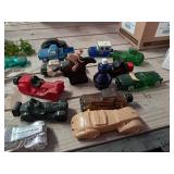 Toy Car Decanter Lot Filled with Avon Wild Country After Shave ~ Mostly Full