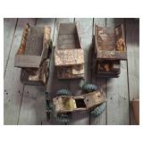 Lot of Old Tonka Trucks & Loader