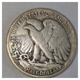 1943-S Walking Liberty Half Dollar – 90% Silver – Circulated U.S. Silver Coin About 0.3617 troy oz actual silver weight.