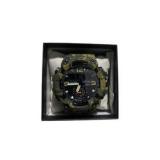 Retail Value: $99.00.Activa ACW1637-004 Camo Dual Time Digital/Analog Watch – New In Box With Papers
