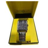 Retail Value: $199.00  Invicta 46659 Watch – Stainless Steel Rectangular Case – New In Box With Tag