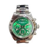 Retail Value: $299.00 Invicta Speedway 14384 Professional 200M Watch w/ Box - Green Dial & Silver-Tone Band
