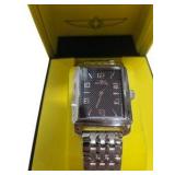Retail Value: $199.00  Invicta 46659 Watch – Stainless Steel Rectangular Case – New In Box With Tag