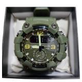 Retail Value: $99.00 Invicta ACW1637-007 Activa Vextron X Green Light Dual Time Men’s Watch With Box