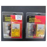 Lot of 2 - Sperry MULTIMETERS - SP 10A - Multitesters