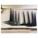 LOT OF 8 - SHELF BRACKETS - 6x8 - USA made