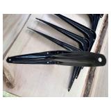 LOT OF 8 - SHELF BRACKETS - 6x8 - USA made