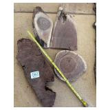 4 pcs WALNUT