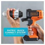 Black & Decker 20V Matrix DRILL / Driver KIT