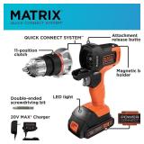 Black & Decker 20V Matrix DRILL / Driver KIT