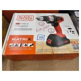 Black & Decker 20V Matrix DRILL / Driver KIT