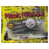 50 pkgs - MIMIC MINNOW TAILS - watermelon