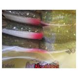 50 pkgs - MIMIC MINNOW TAILS - watermelon
