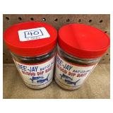 2 Jars Bee’-Jay BLOOD DIP BAIT