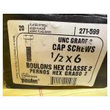 HEX BOLT LOT - 60 pcs