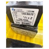 Galvanized LAG BOLT Lot - 100 pcs