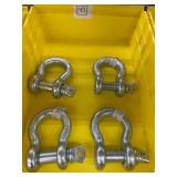 Lot of 4 -  Screw Pin CLEVISES - 3/4” 4 ton