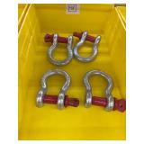 Lot of 4 -  Screw Pin CLEVISES - 3/4” 4 ton