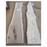 Lot of 2 - LIVE EDGE BOARDS