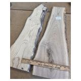Lot of 2 - LIVE EDGE BOARDS