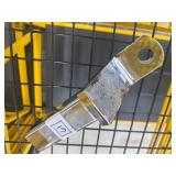Chrome RECEIVER HITCH INSERT - 2” drop, 1” shank hole