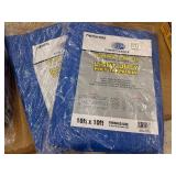 Lot of 2 - 10x10 Light Duty TARPS