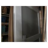 Door with 3 glass panels, 32" wide...