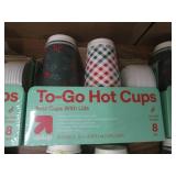 6 8 Packs of hot and cold cups with...