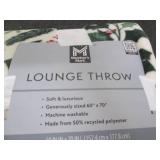 Plush lounge throw...