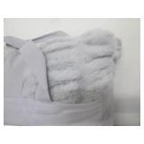 Pair of faux fur pillows...