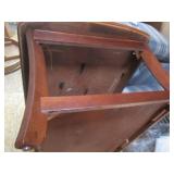 Rectangular 2-tier wood coffee tabl...