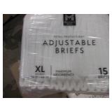 60 XL adjustable briefs...