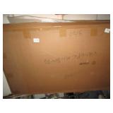 34 x 80" white composite interior d...