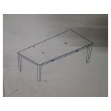 Business center table, with side ou...