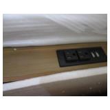 Business center table, with side ou...