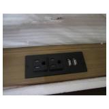 Business center table, with side ou...