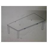 Business center table, with side ou...