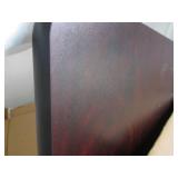 Solid reversible mahogany or black ...
