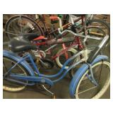 5 Vintage bicycles...