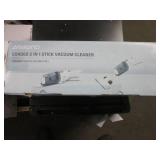 Corded 2 in 1 stick vacuum and a co...