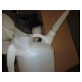 6 New Plastic jugs with spouts...