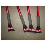 4 Extendable ice scraper brushes...