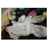 Handmade baby outfits and blankets...