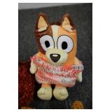 Bluey dog with handmade accessories...