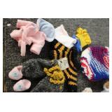 Bear with handmade accessories...
